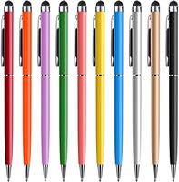 Stylus Pens for Touch Screens, Tablet Stylus Pen Compatible with iPad iPhone Android Kindle Fire Samsung, Phone Stylus Pens with Black Ballpoint Pens 2 in 1, 20 Pack