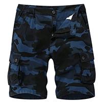 APTRO Mens Cargo Shorts Combat Shorts for Men UK Cotton Camo Shorts with Multi Pockets Workwear CG02