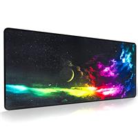 EFISH Japan Art Kanagawa Surfing Mouse Pad (31.5 11.8 0.12 inch) Extended Large Mouse Mat Desk Pad, Stitched Edges Mousepad,Non-Slip Rubber Base,Keyboard Pad,XL Gaming Mouse Pad