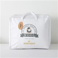 HOMEFOUCS Size Duvet Tog Luxurious Wool Fresh Ideas Washable King Australian Filled Quilt 230T Soft Fabric size: