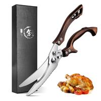 DRAGON RIOT Poultry Shears, Robust Kitchen Scissors Heavy Duty, Chicken Poultry Shears, Sharp Meat Scissors, Kitchen Cooking Scissors Dishwasher Safe for Food, Chicken, Fish, Meat