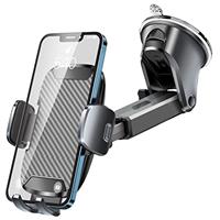 Tsryrlr Car Phone Holder [Upgraded Super Suction] Car Phone Mount Cradle for Dashboard/Windscreen,One Button Release 360 Rotation Mobile Phone Holder for iphone15/15 pro, 4 to 7 inch devices