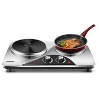 CUSIMAX Electric Hobs, Electric Hot Plates for Cooking, Portable Electric Hob