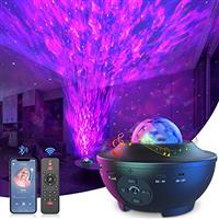 Mexllex Galaxy Projector, Star Projector with Remote Control, Night Light Projector with Timer, Bluetooth USB Colour Changing Music Night Light