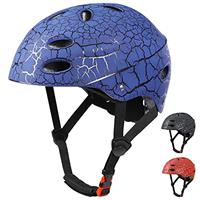 Kids Bike Helmet, Crash Style Boys and Girls Helmet, Adjustable Breathable ABS Hard Shell Skateboard Helmet for 5-14 Ages Children and Teens, Scooter Helmet for BMX Cycling, Biking,Inline Skating