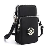 DuoLmi Crossbody Bags for Women, Waterproof Phone Pouch Wrist Bag Zipper Phone Bag Small Handbag Crossbody Shoulder Bag Compatible with iPhone 15 Pro Max/15/14/13/12/11 Samsung Galaxy S23 S22