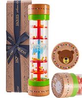 Jaques of London Sensory Rainmaker Toy - Soothing Rain Sounds - Premium Wooden Baby Toys for 1 Year Old Boys and Girls