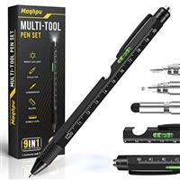 Maqhpu Gifts for Men - 9 IN 1 Multi Tool Pen Gadgets for Men, Secret Santa Gifts for Men, Stocking Fillers for Men, Mens Gifts for Christmas, Gifts for Dad/Him, Gifts for Men Who Have Everything