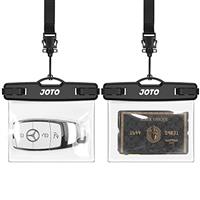 JOTO Waterproof Phone Pouch Cellphone Dry Bag Case for iPhone 16 15 14 13 12 Pro Plus Max XR X 8 7 6S SE, Galaxy S23 S22 S22+ S21 up to 7" -Grey