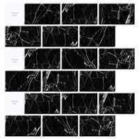 Art3d 10-Sheet Peel and Stick Backsplash Tiles Subway 3D Wall Panels