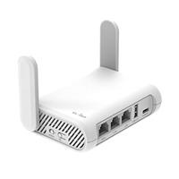 GL.iNet GL-SFT1200 (Opal) Secure Travel WiFi Router AC1200 Dual Band Gigabit Ethernet Wireless Internet Router | IPv6 | USB 2.0 | MU-MIMO | DDR3 |128MB Ram | Repeater Bridge | Access Point Mode