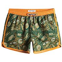 MaaMgic Mens 5" Short 70s 80s 90s Vintage Swim Trunks Quick Dry Bathing Suits Swimming Shorts Swimsuits Board Shorts