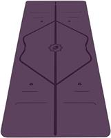 Liforme Travel Yoga mat Patented Alignment System, Warrior-like Grip, Non-slip, Eco-friendly and Biodegradable, Ultra-lightweight, Sweat resistant, Long, Wide and Thick