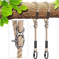 BeneLabel 2pcs Swing Rope, 150cm Hammock Strap Adjustable Po