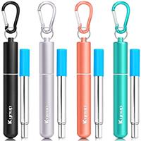 Kynup Reusable Straws, Metal Stainless Straws