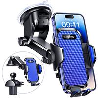 VANMASS Car Phone HolderStrongest Military-Grade Suction Patent & & All Safety Certs Mobile Automobile Cradles Mount Van Windscreen Dashboard Vent Stand for iPhone 16 15 Pro Max 14 13 12 Samsung