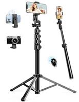 JOILCAN 70" Extendable Selfie Stick Tripod for iPhone with W