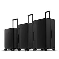 LEVEL8 Suitcase Hand Luggage Carry-on with 4Pcs Organizer Set, Elegance Matt Design 100% PC Checked Luggage TSA Approved Trolley Suitcase with 8 Spinner Wheels