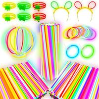 DELEE Glow Sticks for Halloween Christmas