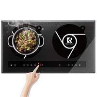 Induction Cooktop Mat - Induction Hob Protector- (Magnetic) Cooktop Scratch Protector - for Induction Stove,Multifunctional Silicone Mats by KitchenRaku