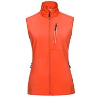 33,000ft Women's Lightweight Gilet Outerwear Waterproof Stand Collar Softshell Cycling Vest Laddies Reflective Sleeveless Jacket for Riding Running Golf Hiking Walking Fishing