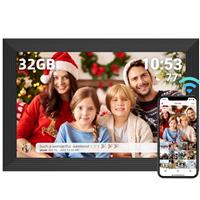 FRAMEO Digital Picture Frame, 10.1 Inch Smart WiFi Digital Photo Frame 1280x800 IPS LCD Touch Screen, Auto-Rotate, Built in 32GB Memory, Share Photo or Video Instantly via Frameo App from Anywhere