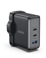 USB C Plug, Anker 100W USB C Charger, 736 Nano II Chargers, 3-Port Compact Fast Wall Chargers, For MacBook Pro/Air, Pixelbook, ThinkPad, Dell XPS, iPad Pro, Galaxy S23/S22, iPhone 16/16Pro/15/15 Pro