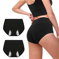 Walifrey Period Pants, Menstrual Underwear for Women, Cotton Knickers Multipack with Leakproof Crotch for Heavy Flow Extra Protection
