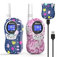 Qniglo Q168plus rechargeable walkie talkies for kids camo colors