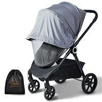 Orzbow Universal Mosquito Net for Pushchair, Pram, Buggy, Carrycot and Travel Cot | Washable and Durable Fine Mesh Insect Protection Netting