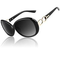CGID Sunglasses Womens Polarised Retro Designer Ladies Sun Glasses Big Frame Oversized Shades UV400 Protection