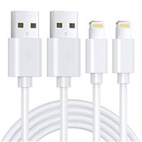 JJCALL 2Pack iPhone Charger Cable