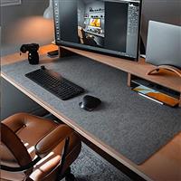 DawnTrees Desk Mat | Felt Desk Pad Protector | Office Felt Desk Mat | Keyboard Pad | Extra Large Mouse Pad