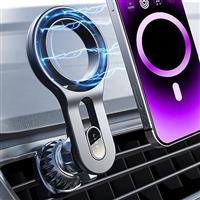 LISEN Magsafe Car Mount [Easily Install] Mag Safedock Car Holder Hands Free Phone Mount Cradle Hook Upgraded Magnets [Super Stable] Fit for iPhone 16 15 14 13 12 Pro/Max/Plus/Mini & MagSafe Case
