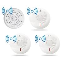 SAFE TECH Smoke Alarm, Interlinked Smoke and Heat Alarm Scotland Bundle with Remote Controller