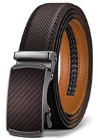 BULLIANT Men's Belt, Leather Ratchet Belt for Men Dress 1 3/8,Trim to Fit