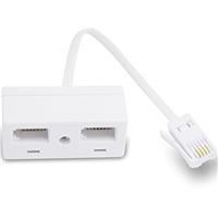 LRMYS One BT Plug to Two BT Sockets Splitter, UK Telephone R