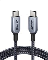 Anker 765 USB C to USB C Cable (240W 6ft Nylon), USB 2.0 Fast Charging USB C Cable for MacBook Pro 2021, iPad Pro, iPad Air 4th, Samsung Galaxy S21, Pixel, and More