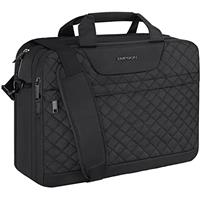 EMPSIGN 17 Inch Laptop Bag, Large Capacity Expandable Briefcase for Women & Men Business Office Travel, Water-Repellent Laptop Case Computer Bag with RFID Pockets