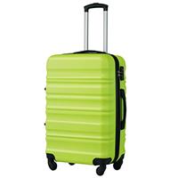 COOLIFE Suitcase Trolley Carry On Hand Cabin Luggage Hard Shell Travel Bag Lightweight with TSA Lock and 2 Year Warranty Durable 4 Spinner Wheels