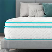 Aotumm Ciort Single Mattress - 3FT Medium-firm Hybrid Mattress, 10.63 Inch Hybrid Mattress with Breathable Foam, Pocket Sprung for Cool Comfy Silent Sleep, Zoned Support Single Mattress (90x190x27cm)