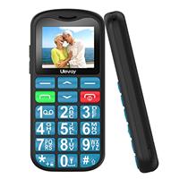 uleway Big Button Mobile Phone for Elderly, Easy to Use Basic Mobile Phone, SIM Free Unlocked Senior Mobile Phone With SOS Emergency Button, Large Volume, Flashlight, FM Radio