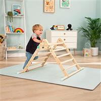 TP Toys, Active-Tots, Indoor Wooden Climbing Frame for Babys and Toddlers, Indoor Use, Pikler Style Triangle, Baby Toys, Interative Play Gym for Infants, 12 Months+, Wood