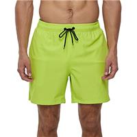 Arcweg Men's Swim Trunks Mens Board Shorts with Zipper Pockets Surfing Stretchy Beach Shorts Breathable Mesh Lining Quick Dry