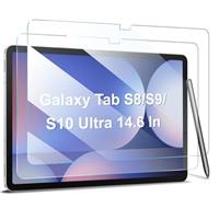 ZtotopCases 2 Pack Screen Protector for Samsung Galaxy Tab S10/S9/S8 Ultra 14.6 Inch 2024/2023/2022,High Definition Tempered Glass for Galaxy Tab S10 Ultra/S9 Ultra/S8 Ultra