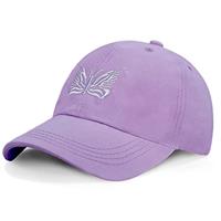 Kordear Womens Baseball Cap - Butterfly Pattern Ladies Baseball Cap Adjustable 100% Cotton Peak Cap Golf Running Hat Outdoor Sports Caps for Women UK