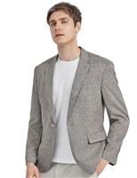Alizeal Mens Business Casual Blazers One Button Slim Fit Sum
