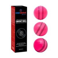 ONEGlobal Incrediball Soft Practice Cricket Ball | Outdoor & Indoor Rubber Cricket Ball With Core & Stitched Seam | For Practice, Honing Skills & Family Fun