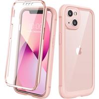 Diaclara Designed for iPhone 15 phone Case, Full Body Rugged Case with Built-in Touch Sensitive Anti-Scratch Screen Protector, with Camera Lens Protector for iPhone 15 6.1" (Frosted Clear)