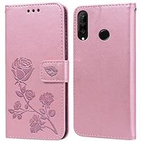 Phone Case for Huawei P Smart with Kickstand,Card Slots,Sili